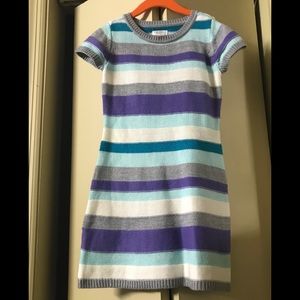 Knitted light dress.